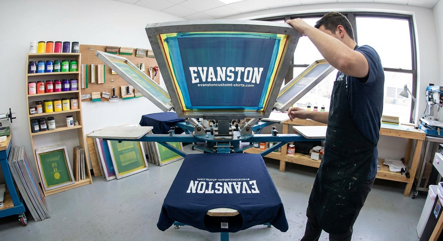 Custom screen printing for Evanston IL 60201 60202